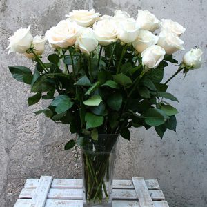 ramo de rosas blancas