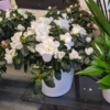 centros de azaleas blancas para embellecer el hogar